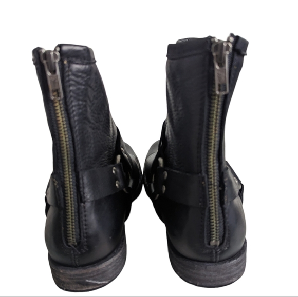 Frye Phillip Black Harness Short Boot...Size 10 - Picture 5 of 11